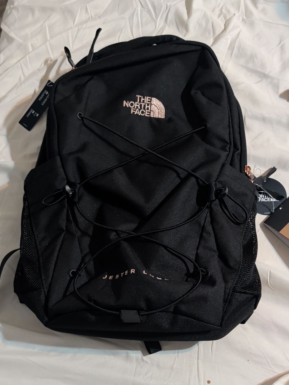 The North Face Black Jester-style Men’s Backpack with Front Bungee